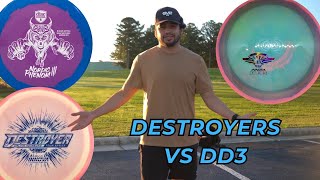 Nordic Phenom 3 vs Calvin Destroyer vs Halo Champion Destroyer  Disc Review [upl. by Alwitt]