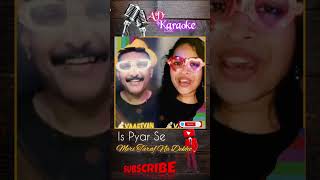 Is Pyar Se Meri Taraf Na Dekho duet adkaraoke edwardnoronha song hindisong karaoke love [upl. by Hplodnar]