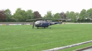 Heli oefent landing voor Beatrix in Oude Pekela [upl. by Forester277]