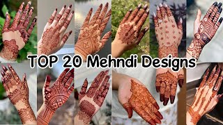 TOP 20 Mehndi Design PhotosRaksha Bandhan Mehndi Design CollectionBeautiful Mehndi Designs 2024 [upl. by Aicrop]