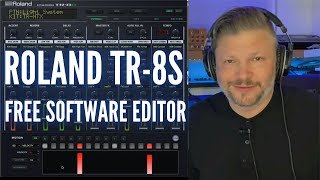 Review of the TR8S Editor  Free from Roland Thanks rolandglobal [upl. by Dang]