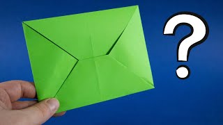 Sådan laver du en origamikonvolut  Nem Tutorial [upl. by Alvie]