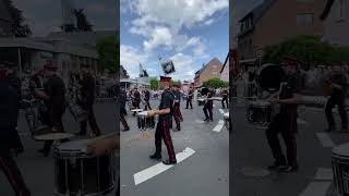 Holzheimer Schützenfest 2023 Aufmarsch Parade  Regimentsbläser Reuschenberg  Scheibenschützen [upl. by Kravits415]