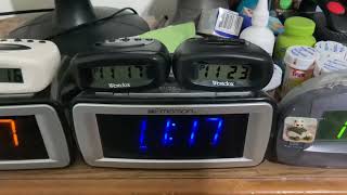 🔴PREMIERE My Digital RadioClock amp Digital Battery Operated Alarm Clock Collection as of 122024 [upl. by Etnaik285]