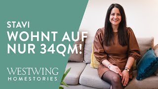 Kleine Wohnung einrichten  Stavis platzsparende Einrichtungsideen  Roomtour [upl. by Fu]