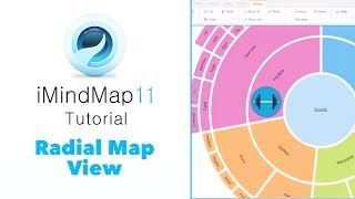 Tutorial Radial Map View  iMindMap 11 [upl. by Yatnohs]