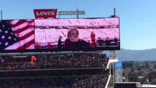 Lady Gaga National Anthem Super Bowl 50 SB50 SB51 LadyGaga [upl. by Nitneuq]