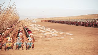 3200 Egyptian Pikeman Vs 4800 Eagle Cohort  Total War Rome 2 [upl. by Aisauqal]