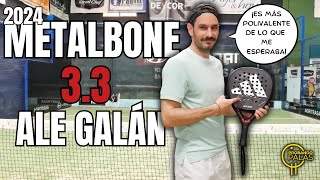 Adidas Metalbone 33 de ALE GALÁNDe mis PALAS FAVORITAS con tacto medio padel [upl. by Eloken]