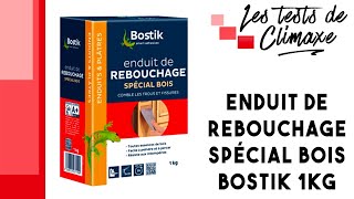 Test dun enduit de rebouchage Bostik spécial bois 1kg [upl. by Silohcin]