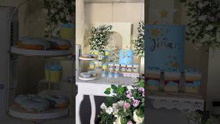 Cake table settings ✨cake desserttables youtubeshorts shortsviral shortsviral cakedecorating [upl. by Ilona389]