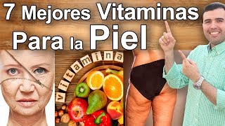 Vitaminas y Remedios Naturales Para la Piel  Luce Joven Sin Manchas Arrugas o Piel Seca [upl. by Asyl]