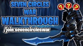 Seven Circles War Quest Walkthrough join sevencircleswar  AQW [upl. by Carleen932]