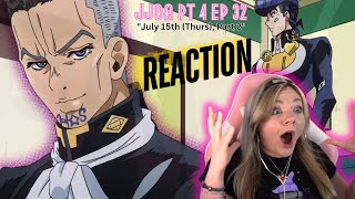 HES HELPING US Jojos Bizarre Adventure Pt 4 Ep 32 quotJuly 15th Thurs Part 2quot reaction amp review [upl. by Nylqcaj]