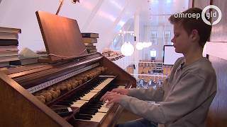 De 13jarige Michael Verniers op orgel [upl. by Sommers362]