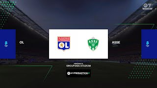 Lyon vs SaintÉtienne 16112024 Première Ligue Femenina FC 25 [upl. by Allisirp]