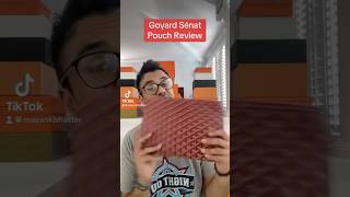 Goyard Senat Pouch Review [upl. by Rednave]