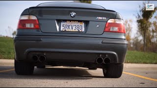 How Loud is a Straight Piped BMW E39 M5 Exhaust and Acceleration Decibel test [upl. by Kimmie633]