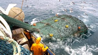 Life On Largest Midwater trawling Vessel  Fishing trip on trawler the High Sea 03 [upl. by Leehar]