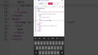 Learn html css how to shift div in center html webdevelopment webdesign shorts ytshorts [upl. by Rombert]