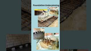 Foundation Underpinning methodytshorts civilengineering buildingconstruction [upl. by Jehovah]