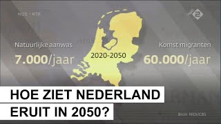 Drukker diverser en grijzer  Enorme bevolkingsgroei door immigratie  Nederland in 2050 [upl. by Llerrah208]