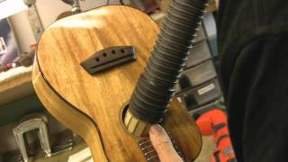 Uke Minutes 69  How to Install an Ukulele Pickup [upl. by Aisemaj]