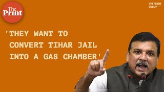 They BJP want to convert Tihar jail in to gas chamber AAPs Sanjay Singh [upl. by Odlauso]