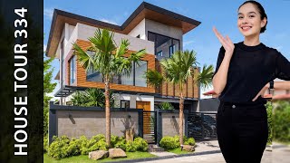 Tropical Oasis A Modern Designer Home Tour • Presello House Tour 334 [upl. by Aiselad]