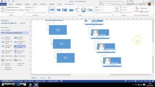 Organigrama de empresa en Visio 2013 [upl. by Attenreb]