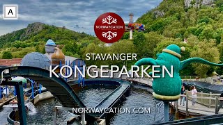 Kongeparken Theme Park outside Stavanger Norway  norwaycation [upl. by Neelyt]