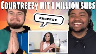 Courtreezy ‘please click this 1 million subscriber special live reaction’ REACTION [upl. by Oicaroh]