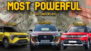 5 Powerful Compact SUVs Under 10 lakhs In India  Cars For Family Under 10 Lakhs  Turbo Petrol [upl. by Ariayek]