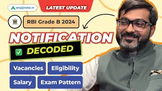 RBI Grade B 2024  Notification Out  Eligibility  Exam Dates  Syllabus  Salary  Vacancy [upl. by Neelav]