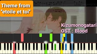 【Kizumonogatari OST】 Blood Theme from etoile et toi [upl. by Harwill]