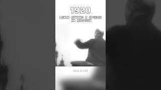 Lenin giving a speech in Moscow 1920  4K 60fps  history [upl. by Bussy]