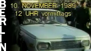 10 November 1989  Am Tag nach dem Mauerfall in Berlin [upl. by Dewees]