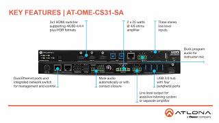 Introducing the ATOMECS31SA amp ATOMECS31SAHDBT [upl. by Conrade]