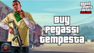 How to Buy Pegassi Tempesta in GTA Online 2024 [upl. by Forsta600]