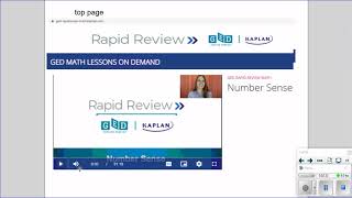 GED Kaplan Rapid Review 2020 [upl. by Oalsinatse]