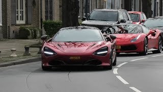 Supercars Arriving in Alblasserdam NL For a Tour [upl. by Macario]