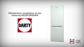 Réfrigérateur congélateur Samsung RB20FSRNDWW  démonstration Darty [upl. by Anyr463]