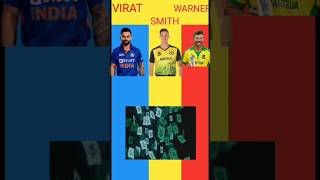 Viratkolhi vs smith vs warner comparison👀 ipl cricket viratkohli stevesmith davidwarner [upl. by Kazim]