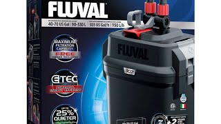 Fluval 307 unboxing and demonstration Strong water flow Finally revealed [upl. by Haeli826]