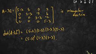 Finding eigenvalues using the characteristic equation [upl. by Oderfla]