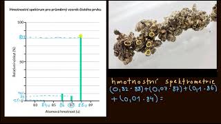 Identifikace prvku z jeho hmotnostního spektra  Chemie  Khan Academy [upl. by Brocky]