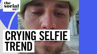 The “crying selfie” trend  The Social [upl. by Ertnom]