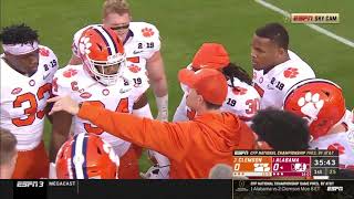 2019 CFP National Championship  Clemson vs Alabama Skycam [upl. by Anahoj]