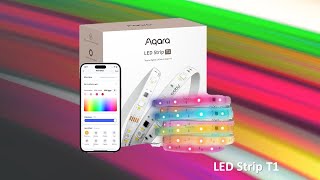 Aqara LED Strip T1 RGB  Tunable White [upl. by Nnaeirelav]