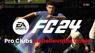 Clinical Finish  FC 24 Pro Clubs [upl. by Woodward605]